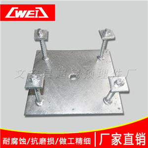 穿孔焊接方形墊片預埋件